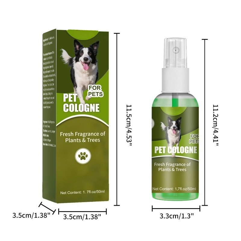 Pet Cologne Spray - Безалкогольный дезодорант-спрей для животных, универсальное средство